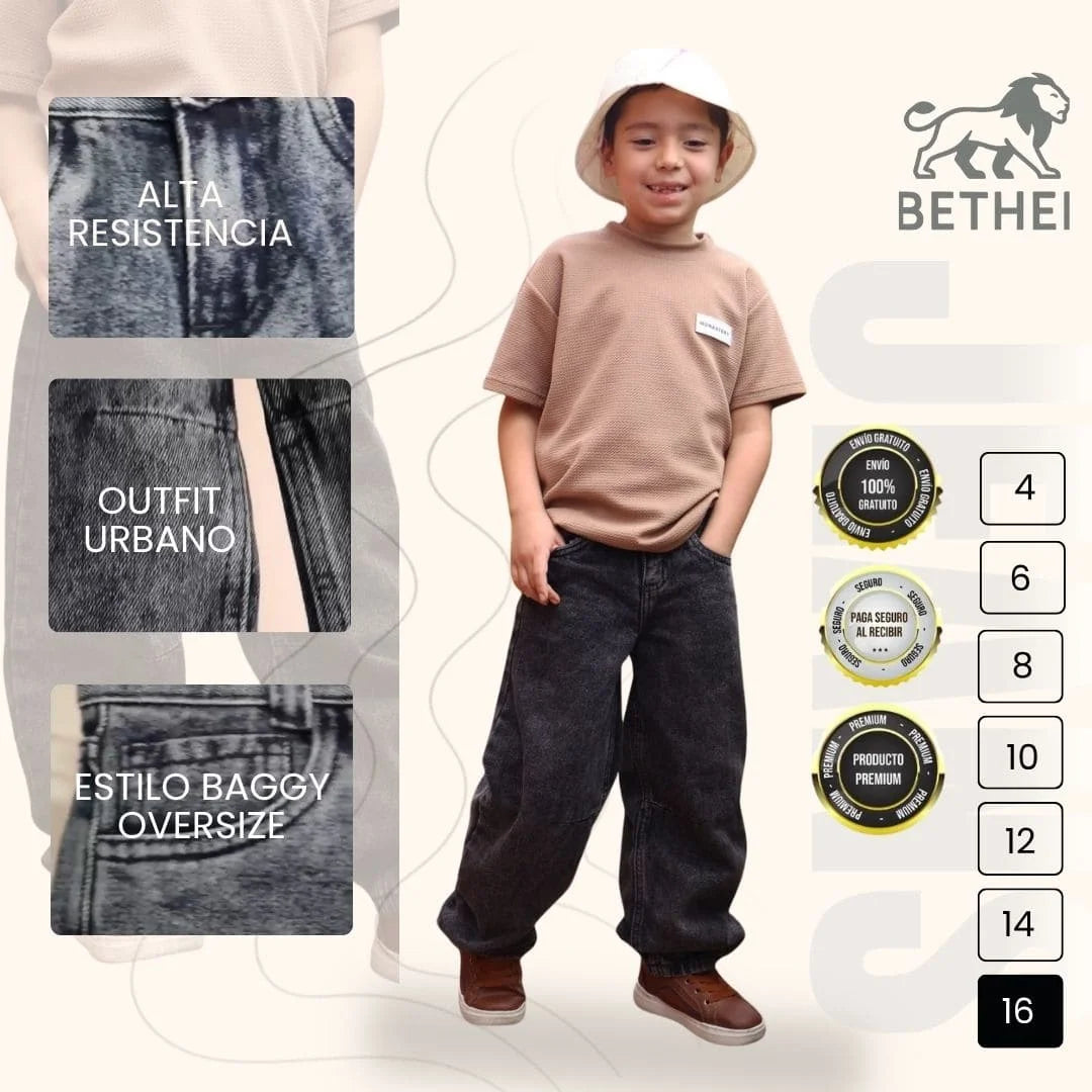 JEANS NIÑO BAGGY OVERSIZE®